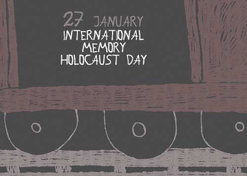 Серия плакатов, посвящённая Международному дню памяти Холокоста