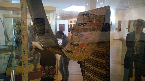 Выставка Слуцких поясов в Национальном художественном музее 2015