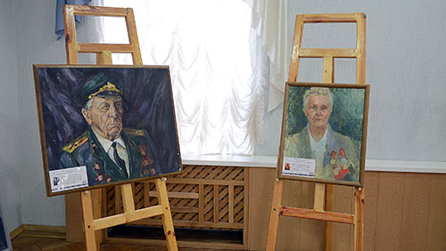 Творческий проект Портрет ветерана на открытии конференции БРСМ 2015