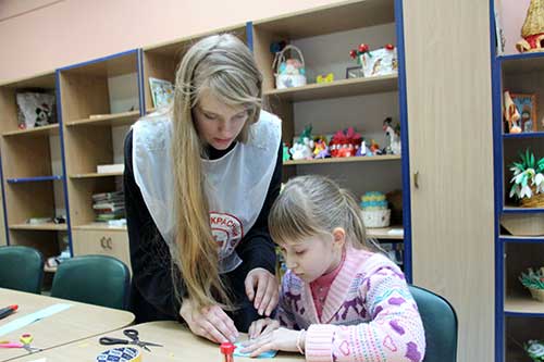 Наши волонтёры посетили детей-инвалидов 2018