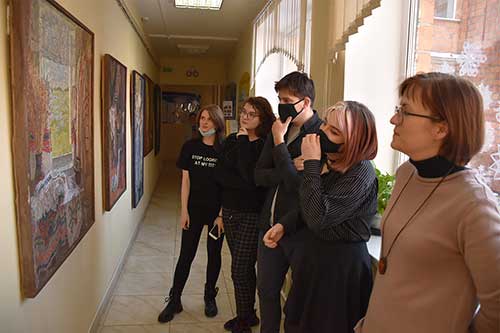 Гомельский художественный колледж принимает выставку МГХК им. Глебова