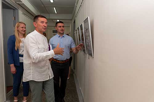 Министр образования Иванец Андрей Иванович с рабочим визитом посетил колледж