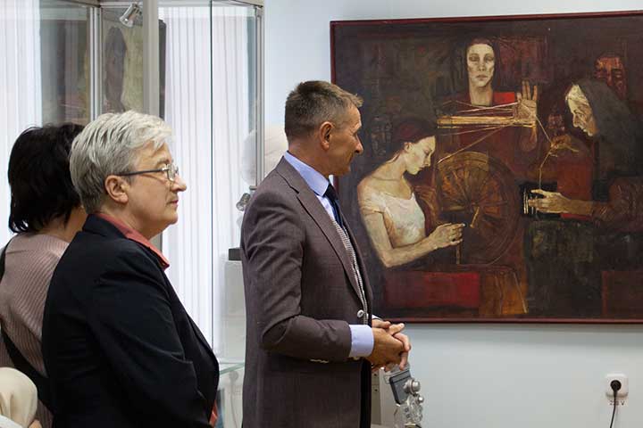 Открытие выставки «3/4 столетия» в Гомеле