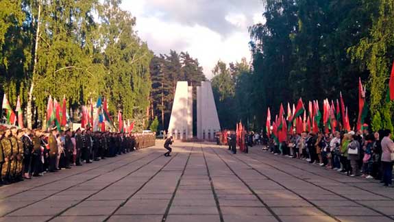 Митинг-реквием, посвящённый годовщине начала Великой Отечественной войны, прошёл в Первомайском районе