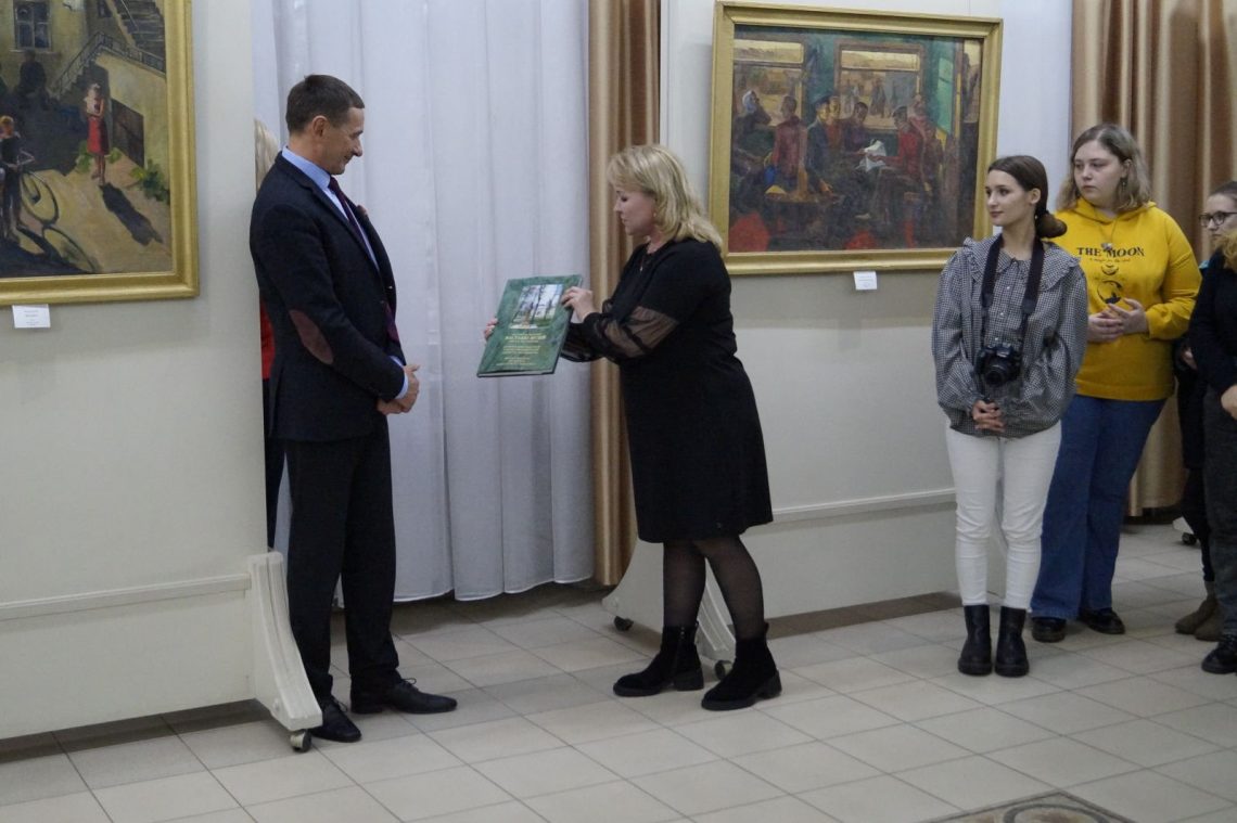 Открытие выставочного проекта «3/4 столетия» в Могилеве