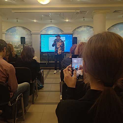 Творческая встреча с режиссёром-аниматором Д. Черновым