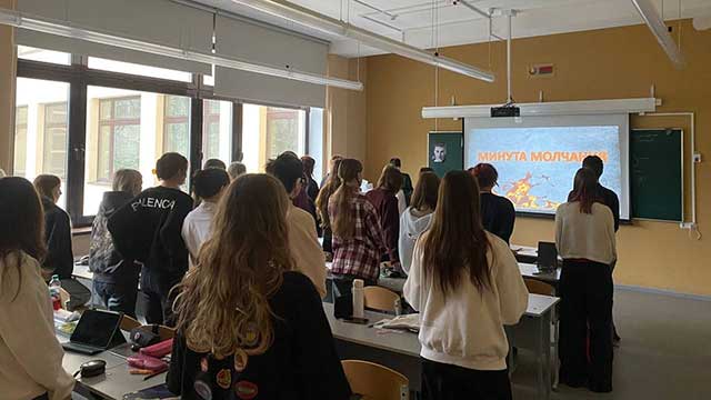 В колледже прошёл единый урок, посвящённый трагедии в деревне Хатынь