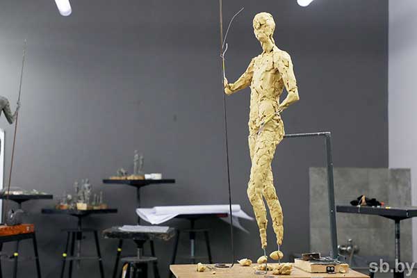 Фотофакт. Посмотрели, как проходят занятия у&nbsp;студентов-скульпторов МГХК имени Глебова