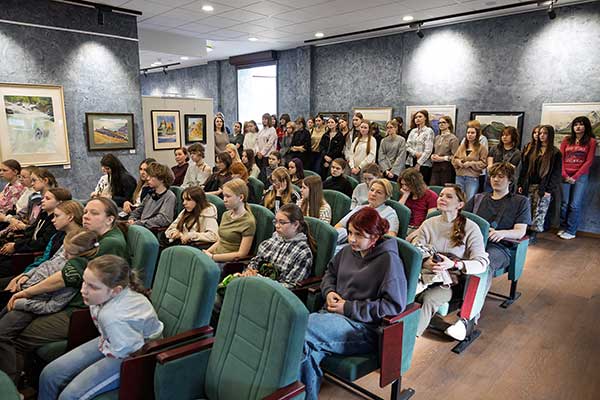 Открытие выставки акварели «На&nbsp;родных просторах»