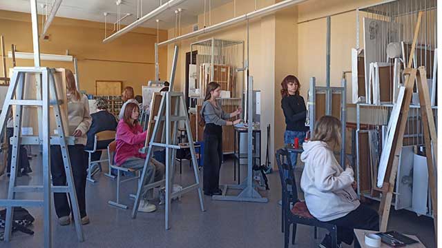 Мастер-класс по рисунку для абитуриентов