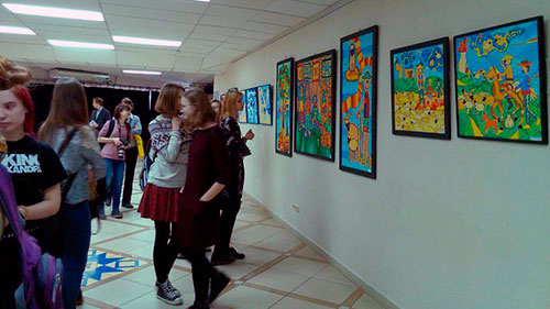 Выставка живописи и графики Елизаветы Казенновой Игра цвета 2017